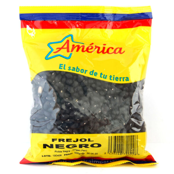 frijol negro 500g america